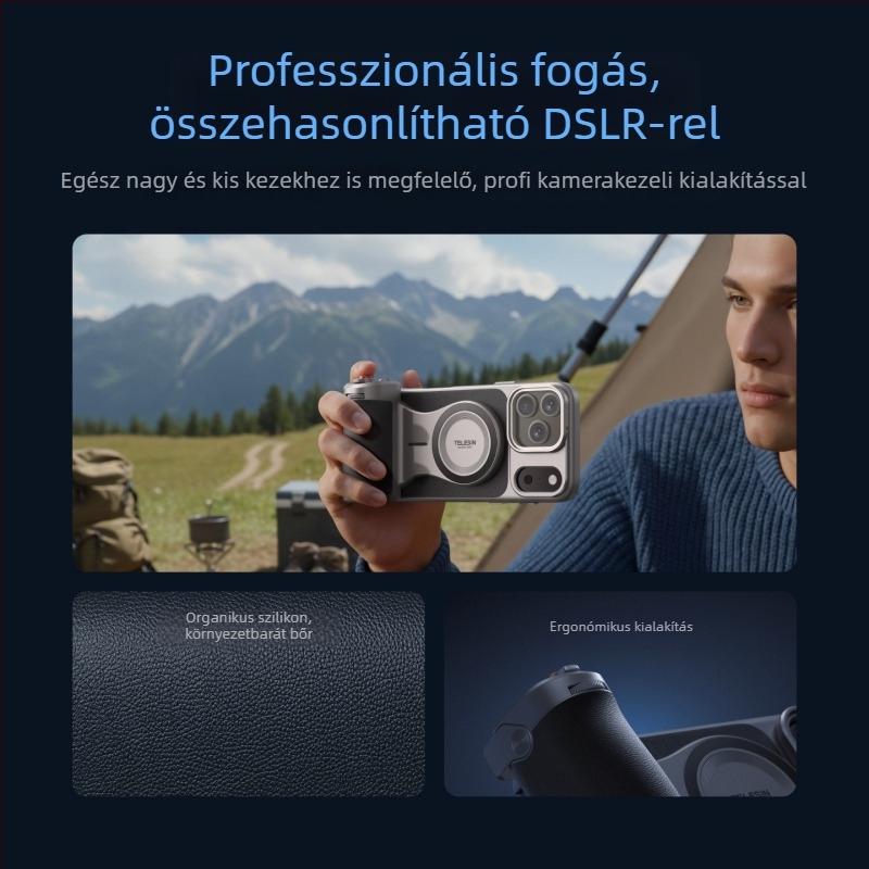 Taixun Mobiltelefonos felvételi fogantyú Bluetooth-es távirányítóval – fémszerkezet, maximális teher 500 g, súly 180 g