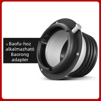 Stúdió vaku bajonettadapter Softboxhoz, alumíniumötvözetből készült, bajonett átalakító, fotózás világítás tartó