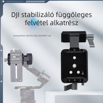 Kamerastabilizátor kiegészítő — alumíniumötvözet, teherbírás 2–5 kg, modell 8169, csomagolás: bőr doboz