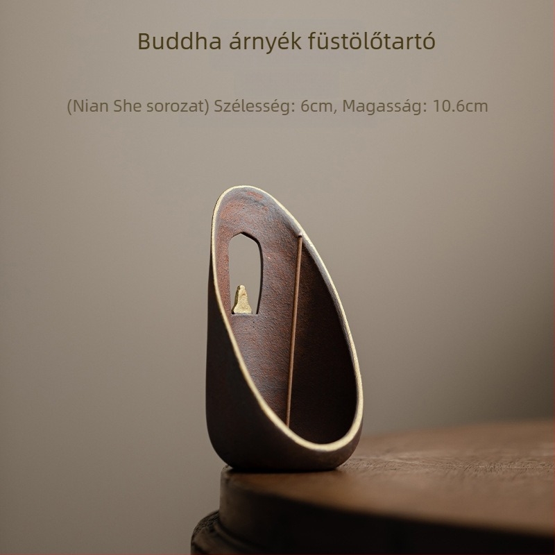 Kerámiából készült füstölő-tartó belső térre, tömjén tartó, Gongfu tea ceremóniája kiegészítői, aromaterápiás égő, kínai stílus