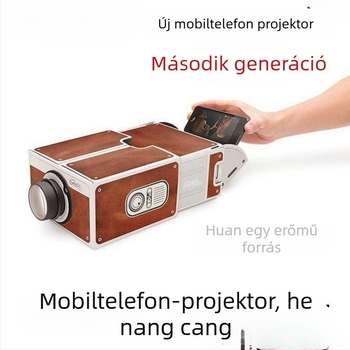 Mini projektor kollégiumi és otthoni használatra, HD felbontás, falra vetítés, teljesen automata