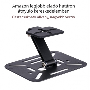 Projektor tartó összecsukható fém pan-tilt fejjel, 180°-os forgás, három az egyben: asztali, falra szerelhető és mennyezeti