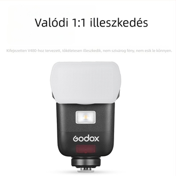 V480-as kamerához készült puha fény diffúzor, hordozható softbox kiegészítő, kompatibilis a V480-on-camera vakummal, 1 db softbox a csomagban, tömege körülbelül 0,1 kg
