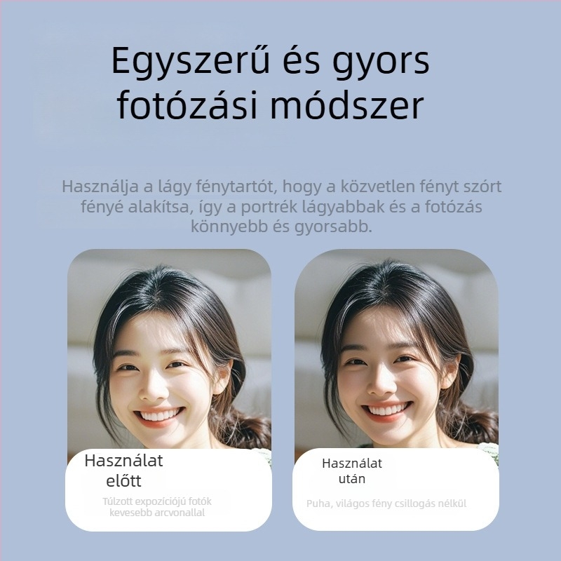 V480-as kamerához készült puha fény diffúzor, hordozható softbox kiegészítő, kompatibilis a V480-on-camera vakummal, 1 db softbox a csomagban, tömege körülbelül 0,1 kg