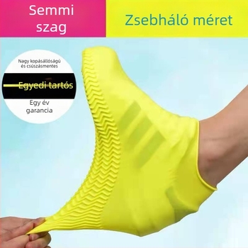 Szilikonból készült vízálló cipővédők, vastított, csúszásmentes, kopásálló, mosható, fejlesztett változat; márka BH, nyomtatott logóval, testre szabható, egyszerű stílus