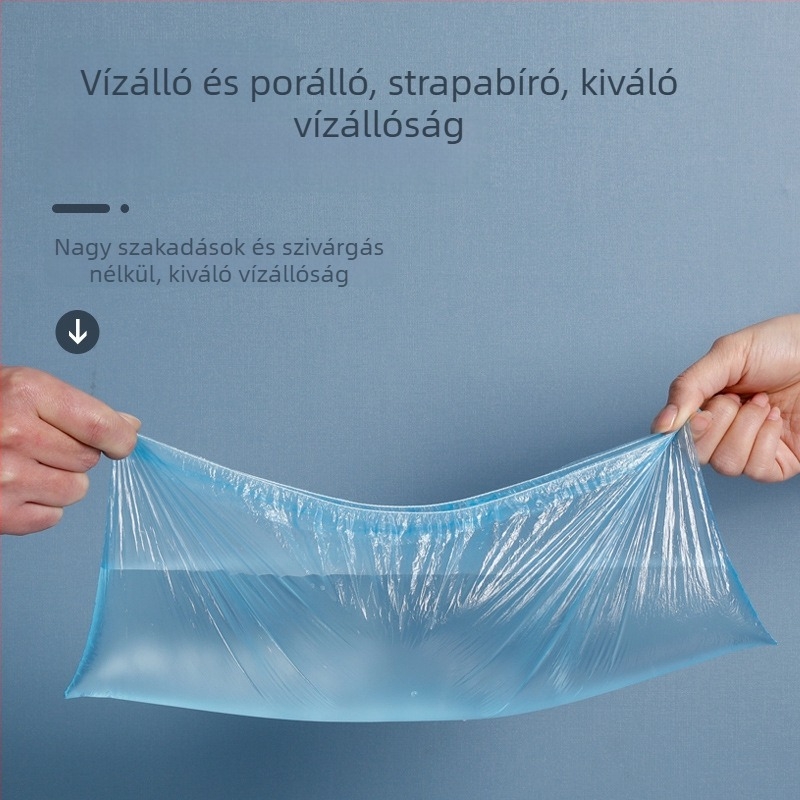 Meiliya egyszer használatos cipővédők PE műanyagból, beltéri használatra, vízálló és csúszásmentes, 100 db