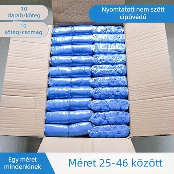 Egyszer használatos CPE cipővédők – vastagított, csúszásmentes, testreszabható