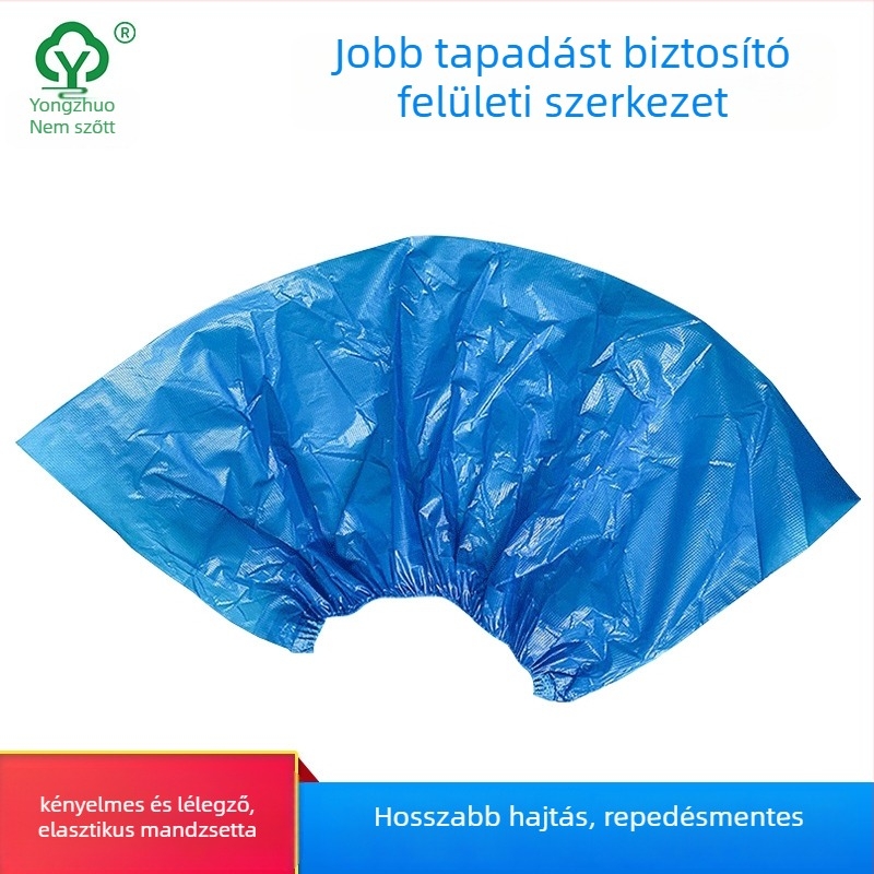 Egyszer használatos CPE cipővédők – vastagított, csúszásmentes, testreszabható