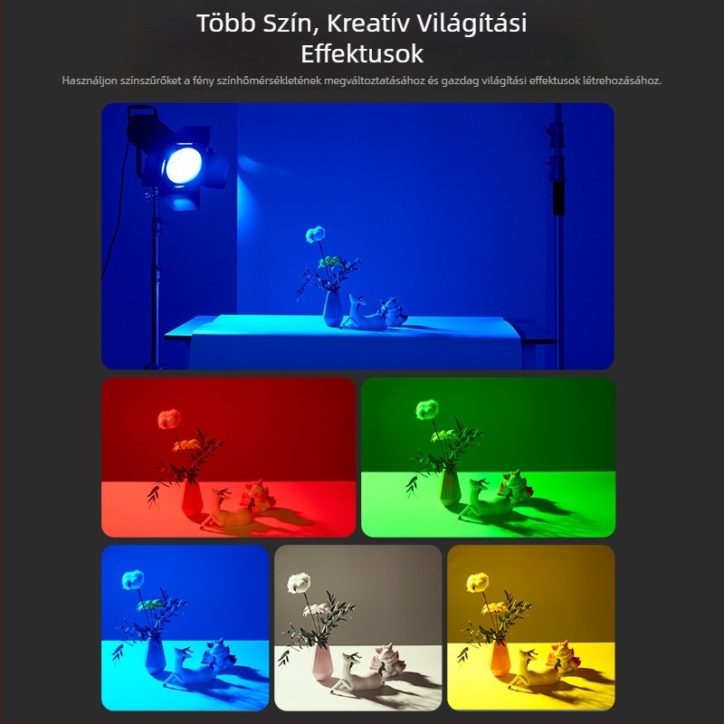 Négylevelű fényárnyékoló zászló méhsejt rács a vakuzáshoz, bajonettes csatlakozás, standard sapka, négyszögletes színszűrő