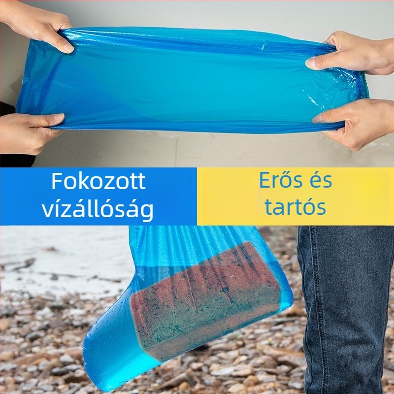 Egyszer használatos cipővédők kültéri használatra – vízálló, csúszásmentes, vastagított, tartós gyerekek számára, műanyagból