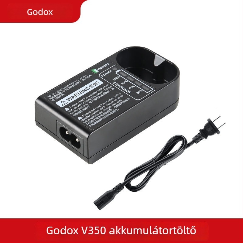 Godox V350 Kamera vakuvillanó tartozék, VB20 lítium-akkumulátor, UC20 töltő, USB diffúzor, hordozható kiegészítő