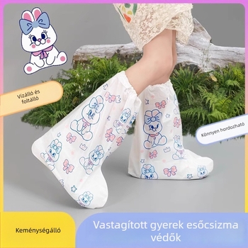 Egyszer használatos gyermekcipővédők, vízálló, csúszásmentes, műanyag