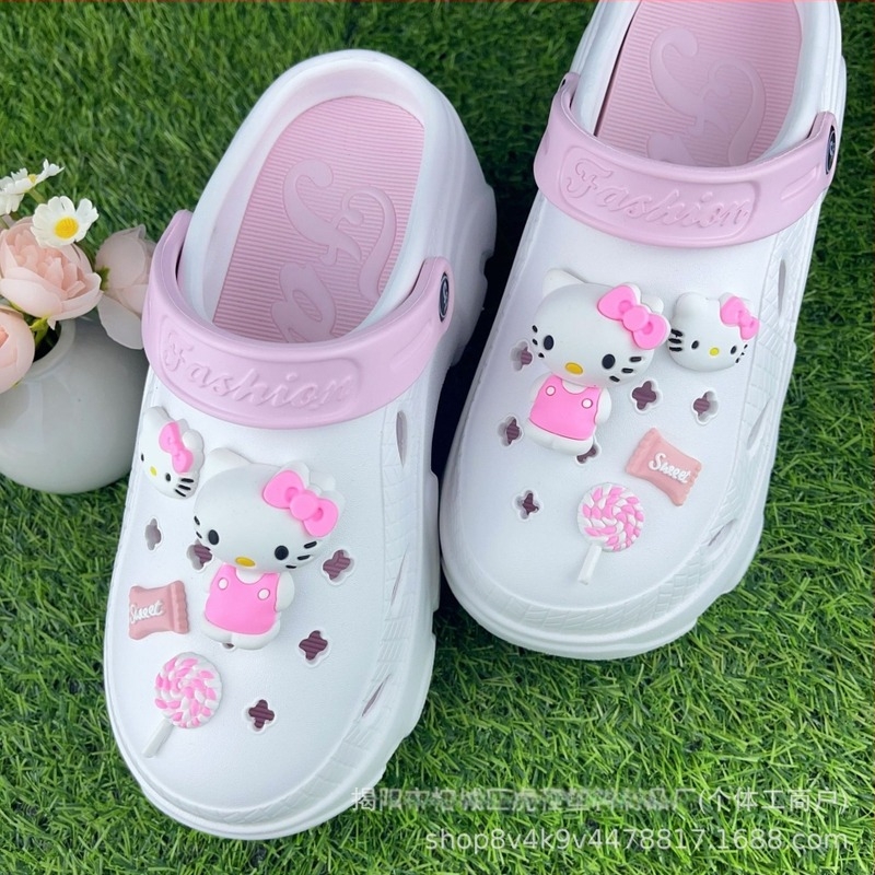 KT Cat Suit 8 darab – 3D leválasztható virág dísz és cipőcsatok DIY kiegészítőkhöz, alkalmas szandálokra, hétköznapi cipőkre, munkacipőkre és papucsokra