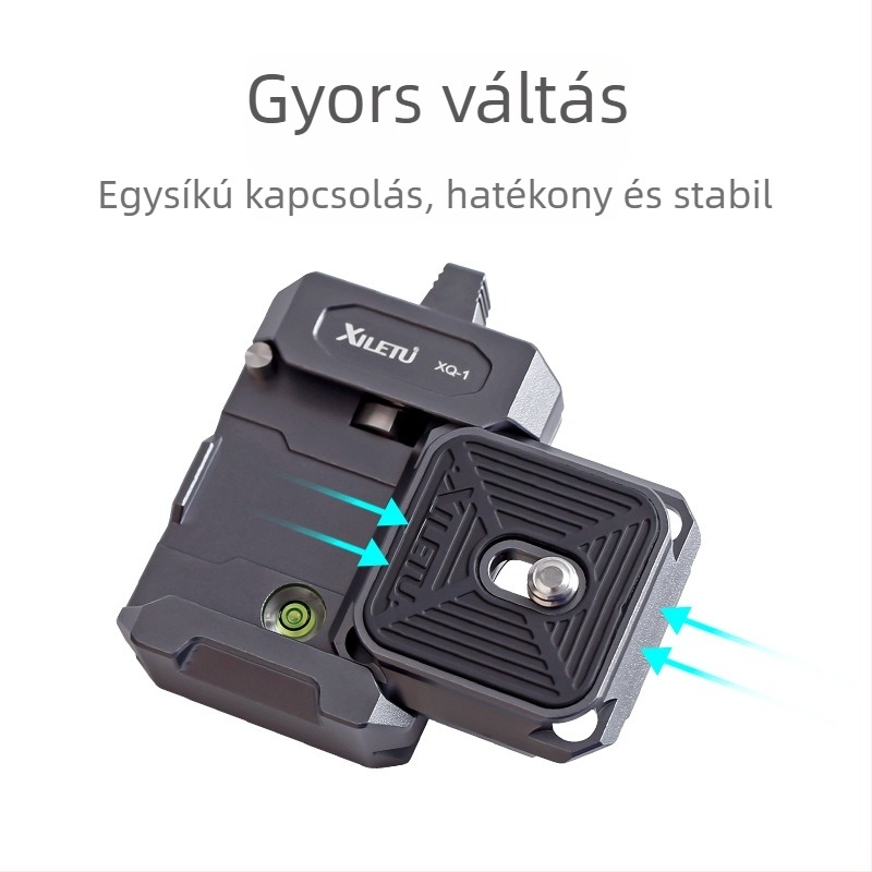 Happy tour XQ-1 alap stabilizátorhoz tükör nélküli kamerához gyorskioldóval állványhoz, tömege 73 g