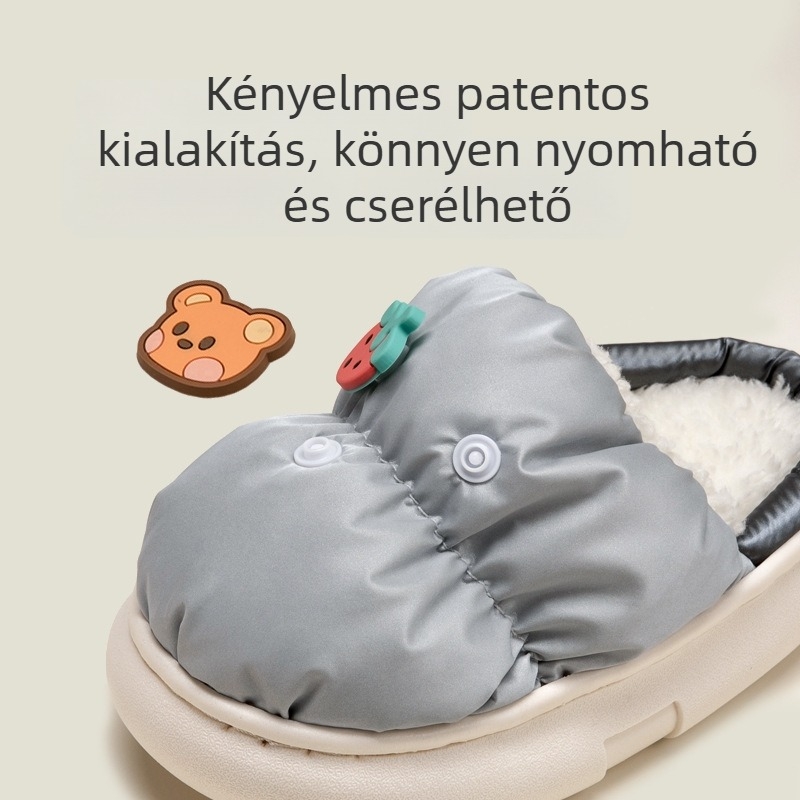Happy Mary WJ-006 Puha gumiból készült dekoratív csat Crocs-stílusú lábbelikhez — virágos dísz, aranyos rajzfilm motívumok