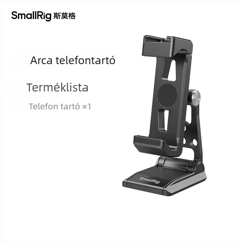 SmallRig fém mobiltelefon-tartó vízszintes és függőleges rögzítővel Apple/Android/DJI RS stabilizátor sorozathoz