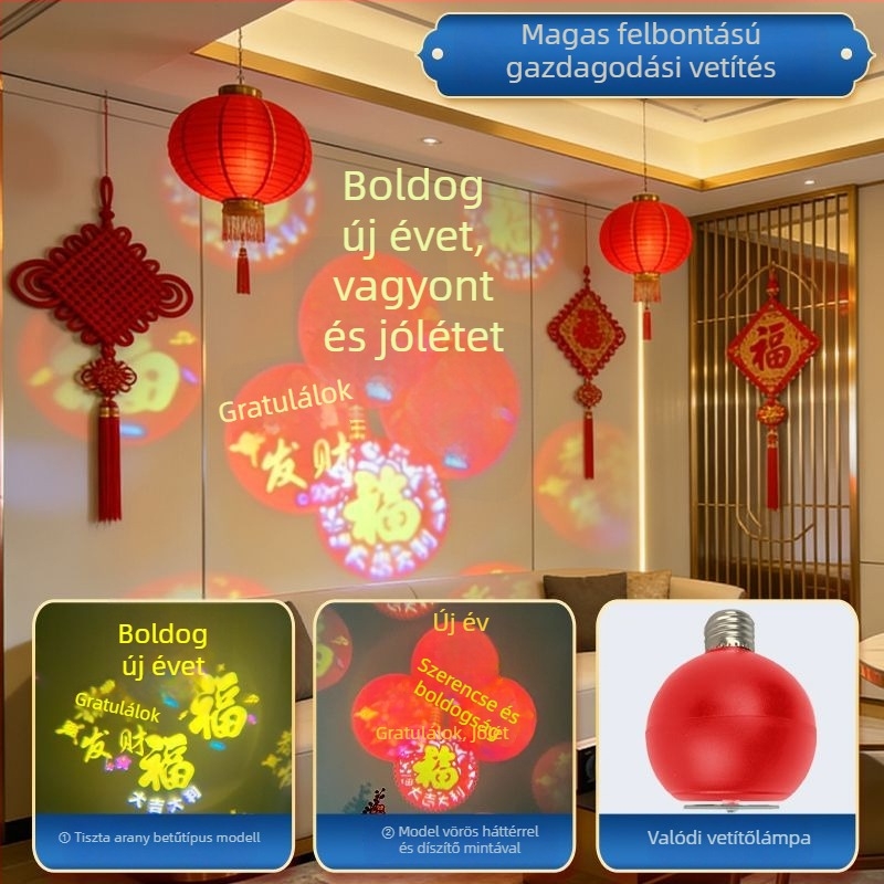 Lámpa vetítő alakú lámpa forgó fejjel, E27 foglalat, modell 9008, IP42, 220V