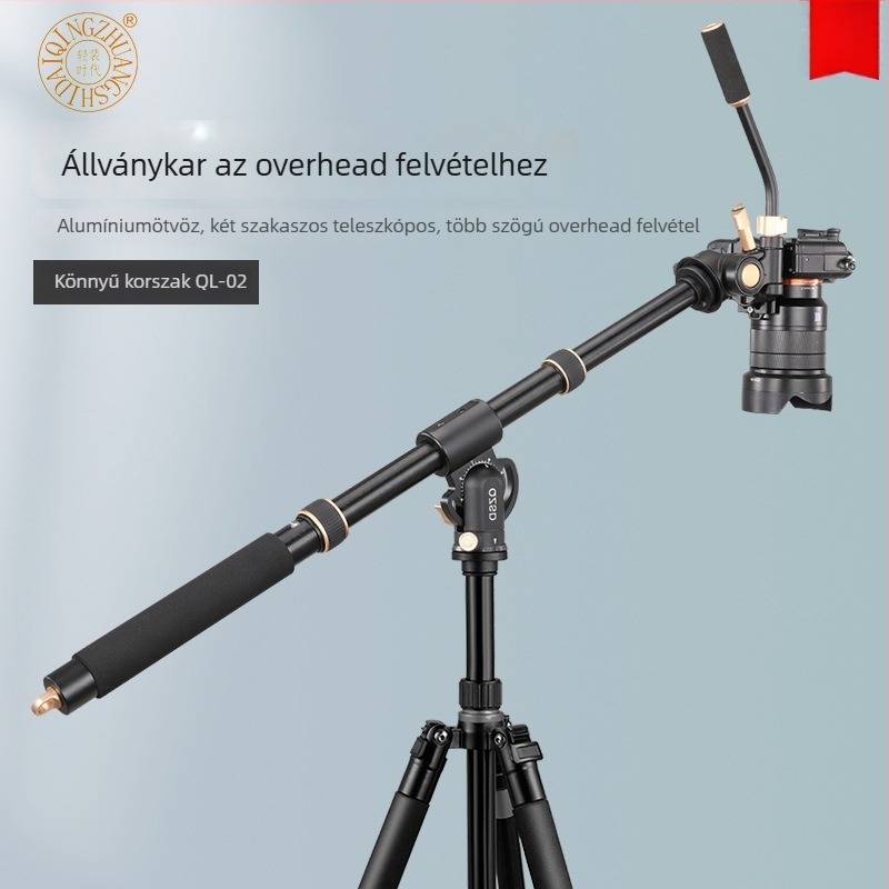 Felső kereszttartó okostelefonhoz és SLR kamerához, QL-02, szénszálas