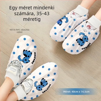 Egyszer használatos cipővédők nemszőtt anyagból, beltéri használatra, csúszásmentes, vízálló, extrán vastag