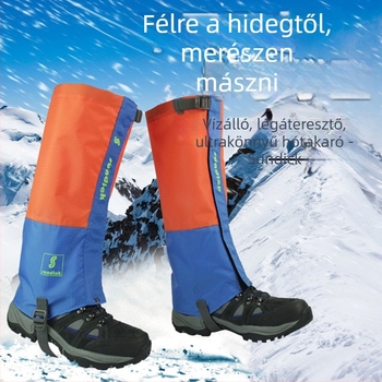Mountain Guest kültéri lábszárvédők hegymászáshoz: rovarbiztos, vízálló és lélegző, sí- és hegymászáshoz, hóban és homokban, meghosszabbított hosszúság, férfiak és nők számára