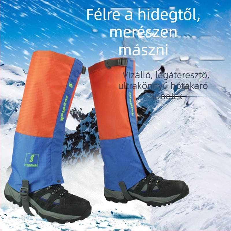 Mountain Guest kültéri lábszárvédők hegymászáshoz: rovarbiztos, vízálló és lélegző, sí- és hegymászáshoz, hóban és homokban, meghosszabbított hosszúság, férfiak és nők számára