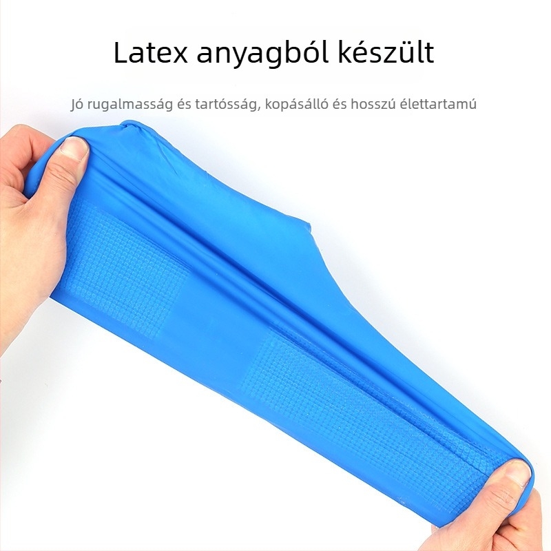 Latex vízálló cipővédők, csúszásmentes, vastagított és kopásálló, esőcsizmákhoz
