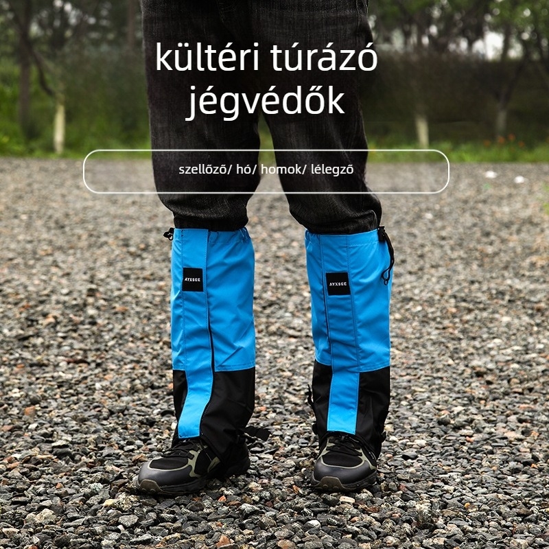 Felnőtt kültéri túra lábszárvédő, vízálló, sárálló, rovarálló, poliészter rostból