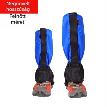 Vízálló túragaiter fleece-béléssel, hosszított kivitel, védelem a homok és a hó ellen