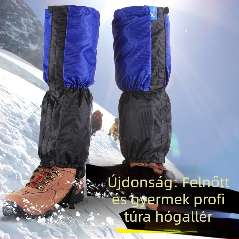 Kültéri gaiterek sí- és hegymászáshoz, hó- és homokálló lábszárvédők