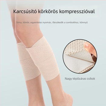 Önadható rugalmas vádlitömörítő kötés, térd és lábszár támogatáshoz, jóga