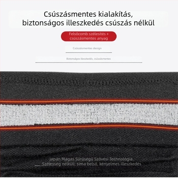 AJIOKA Térdmelegítők Spandex talp-támogatással, uniszex felnőtteknek, hosszú cső squashhoz