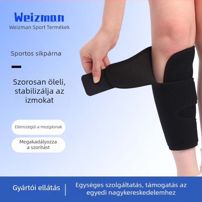 Állítható vádlivédők – Spandex anyagú legvédők felnőtteknek, futballhoz, futáshoz, kerékpározáshoz és túrázáshoz