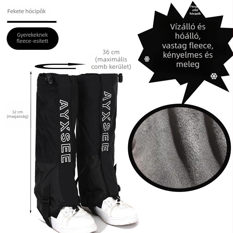 Túra havas gaiter, vízálló, tartós, TPR anyag, Színblokkoló stílus, Nyári használat