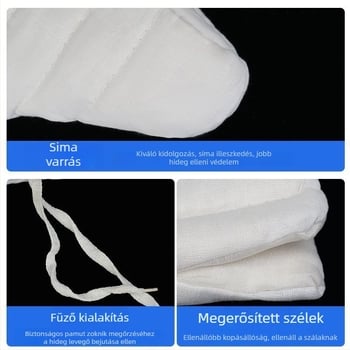 Esőcsizma belső pamut bélésével, vízálló, vastag szigetelés, alkalmas bányászati és hideg környezetekhez