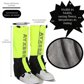 Túra lábszárvédők – TPR anyag, Color Blocking stílus, nyári használat