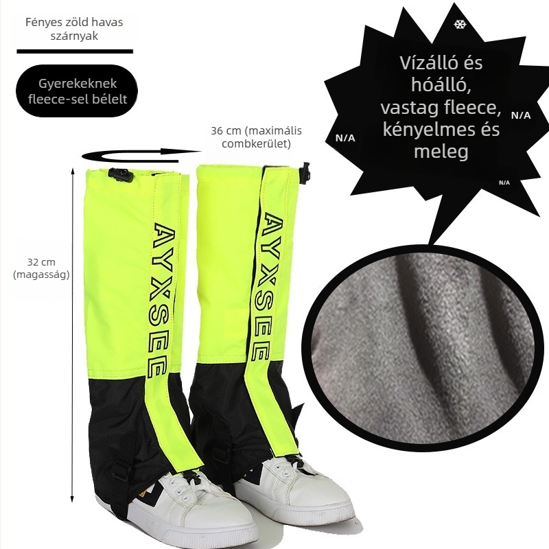 Túra lábszárvédők – TPR anyag, Color Blocking stílus, nyári használat