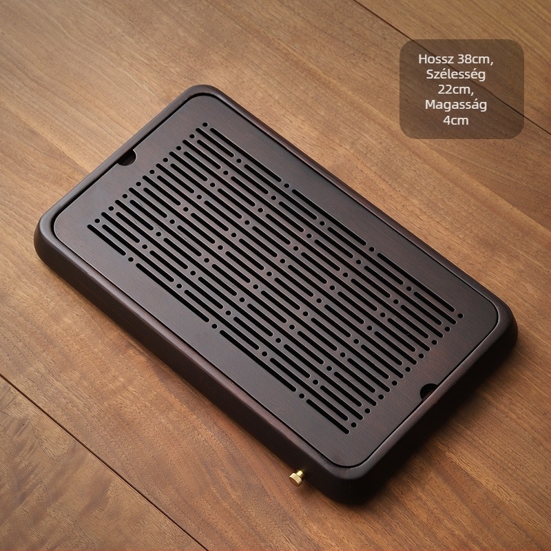 Tea tálca és kettős használatú teásasztal, bambusz, Xie Gongzi Tea Set, modern és egyszerű stílus, 1,5 kg