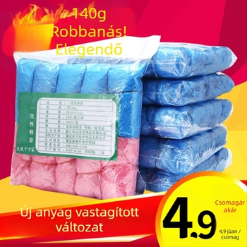 Egyszer használatos vastagított cipővédők beltérre — vízálló, csúszásmentes, dekontamináció és ellenállás a szennyeződés ellen