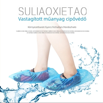 Egyszer használatos vastagított cipővédők beltérre — vízálló, csúszásmentes, dekontamináció és ellenállás a szennyeződés ellen