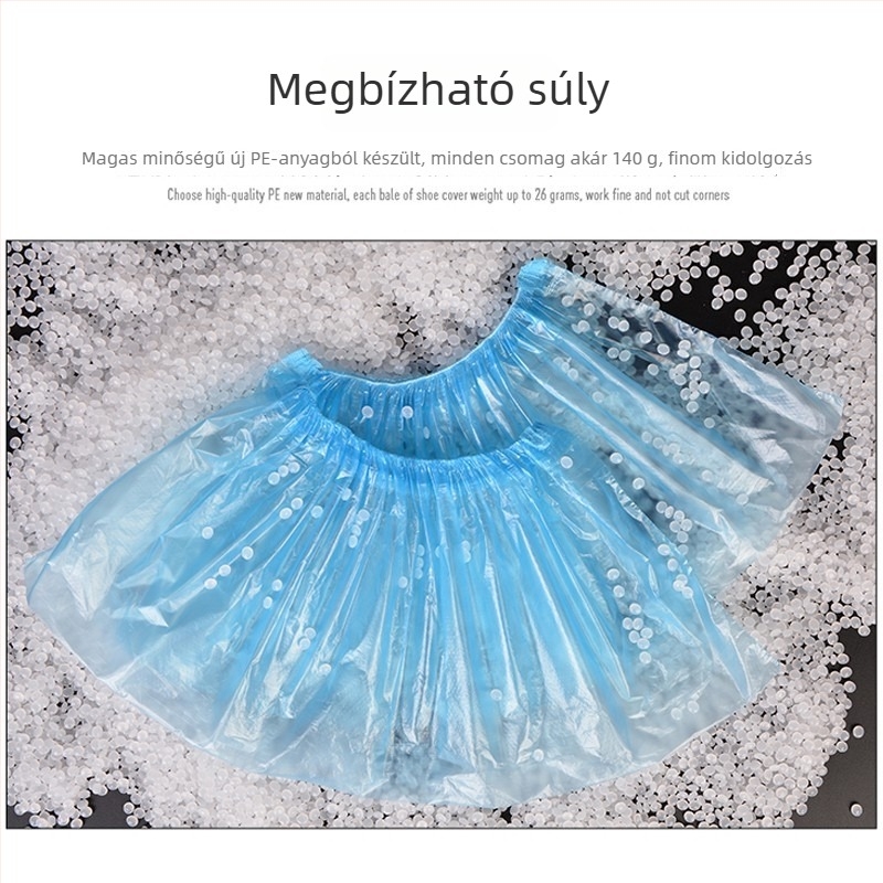 Egyszer használatos vastagított cipővédők beltérre — vízálló, csúszásmentes, dekontamináció és ellenállás a szennyeződés ellen