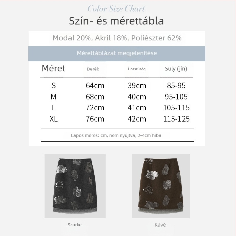 Geometriai mintás gyapjúkeverék rövid, egyenes szabású szoknya, gyűrődésmentes kezelés, poliészter 50–70%