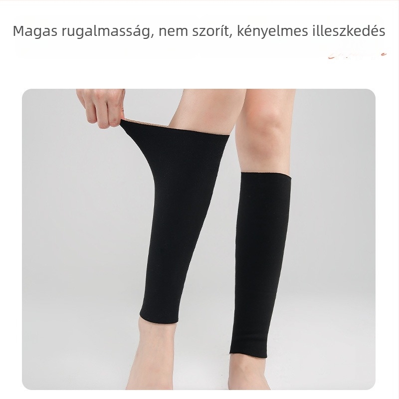 Derong anyagú lábszármelegítők, uniszex, őszi-téli használatra, vastag védelem a lábszárnak, hosszabb zoknivédő rész