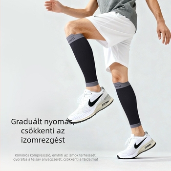 Nelix nylon vádlvédő kompressziós – felnőtteknek, futáshoz, kerékpározáshoz és futballhoz
