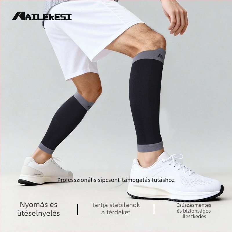 Nelix nylon vádlvédő kompressziós – felnőtteknek, futáshoz, kerékpározáshoz és futballhoz