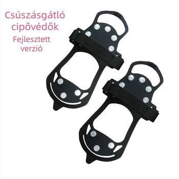 Jégkramponok - csúszásmentes lábbelivédők hóra és jégre, egyszerű kültéri használat, téli tapadás