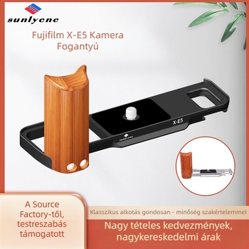 Fuji X-E5 kamera gyorskioldó lemez, alumíniumötvözet, maximális terhelhetőség 2-5 kg, súly 51 g