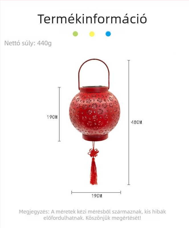 Napelemes lámpa vasból készült, áttört mintázatú projekcióval, ideális külső udvarra és kertbe, IP65 vízálló, LED fényforrás, 0,5 W, indukciós kapcsoló, üzemidő 6–12 óra