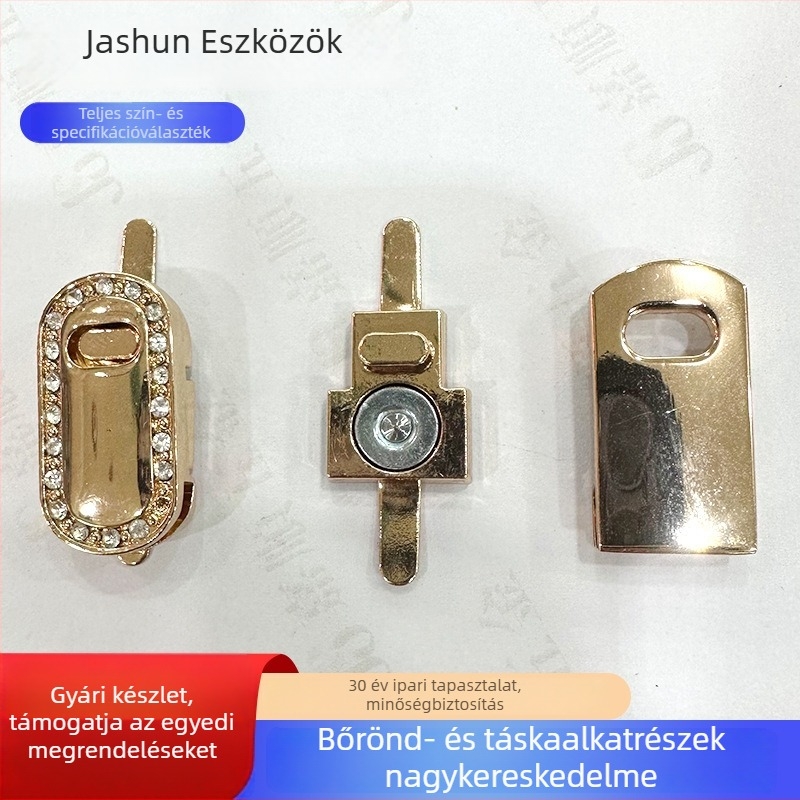 Táska mágneses zárófurnitura – öntött cinkötvözet, modell 1285, Jiashun