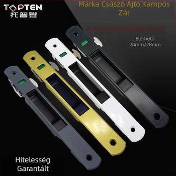 Csúszóajtók és ablakok zárja, modell H-032, alumíniumötvözet, TOPTEN, csúszó ajtókhoz és ablakokhoz