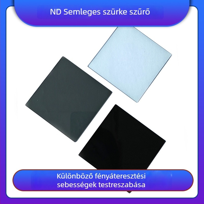 Semleges denzitású szürke üveglencsés ND-szűrő ND2-ND256, SLR-hez